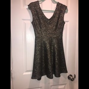 Black and Glitter dress